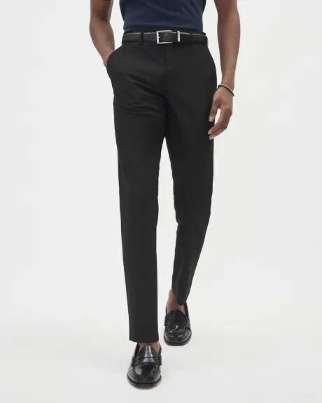 Pantalon de Ville Noir à Coupe Ajustée