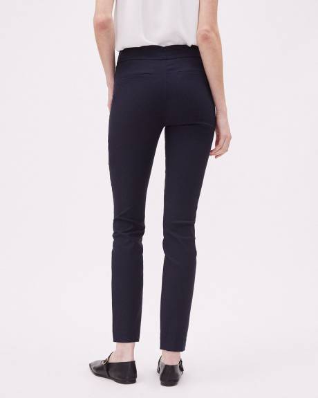 Solid High-Rise Ankle City Legging Pant