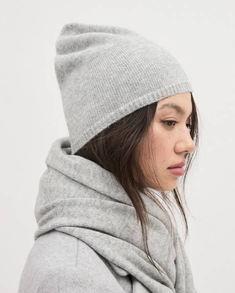 Wool-Blend Light Knit Beanie