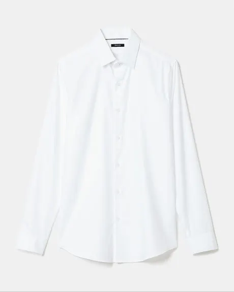 Solid Easy-care Twill Dress Shirt