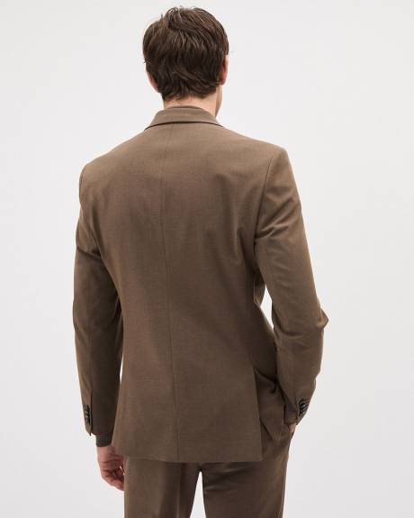 Slim-Fit Bronze Suit Blazer