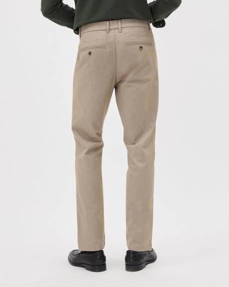 Slim-Fit Brushed-Twill Pant