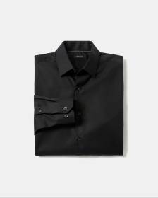 Solid Easy-care Twill Dress Shirt