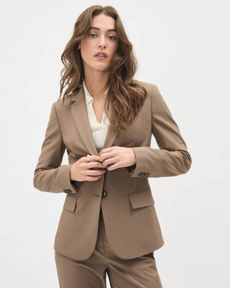 Two-Button Fitted Blazer