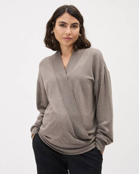 The Easy Nursing Sweater - Thyme Maternity