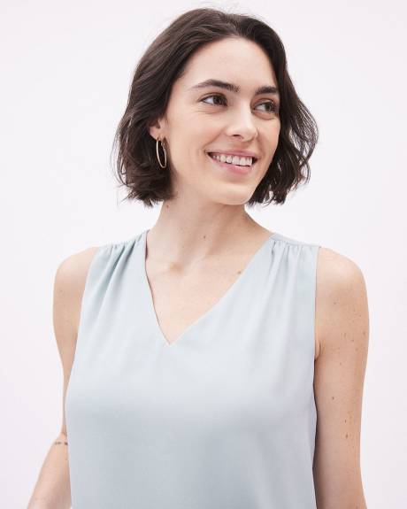 Silky Crepe V-Neck Cami