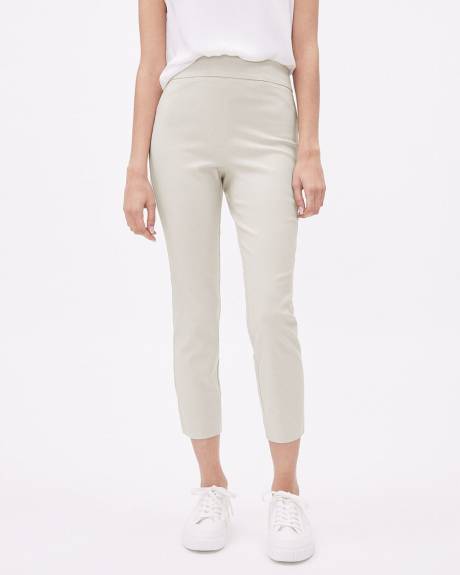 Solid Cropped City Legging Pant