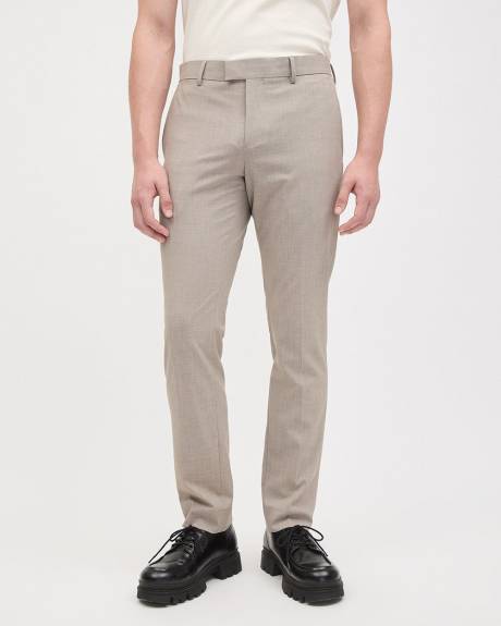 Pantalon de Complet Taupe à Coupe Étroite