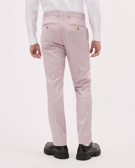 Pantalon de Complet Lilas à Coupe Étroite