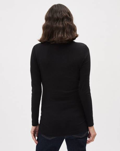 Long-Sleeve Crew-Neck Top - Thyme Maternity