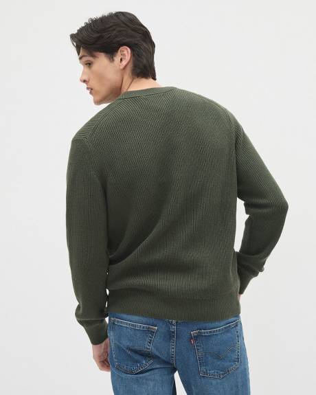 Long-Sleeve Crew-Neck Sweater