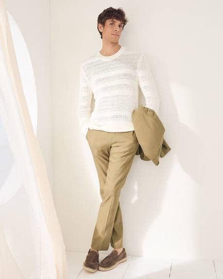 Slim-Fit Linen Suit Pant