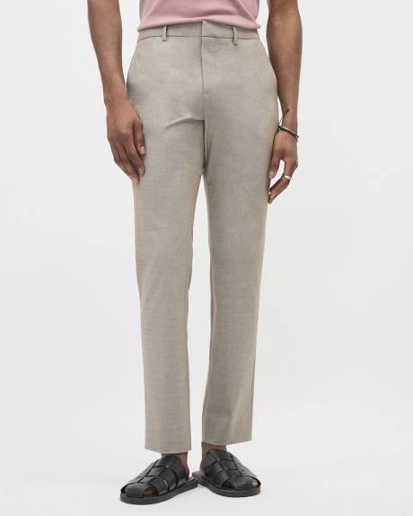 Solid Slim-Fit City Pant