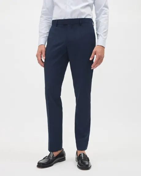 Pantalon De Complet Essentiel Marine Coupe Étroite