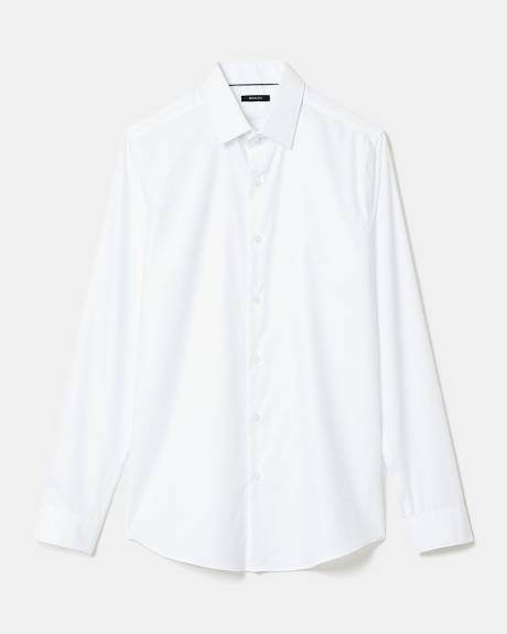 Solid Easy-care Twill Dress Shirt