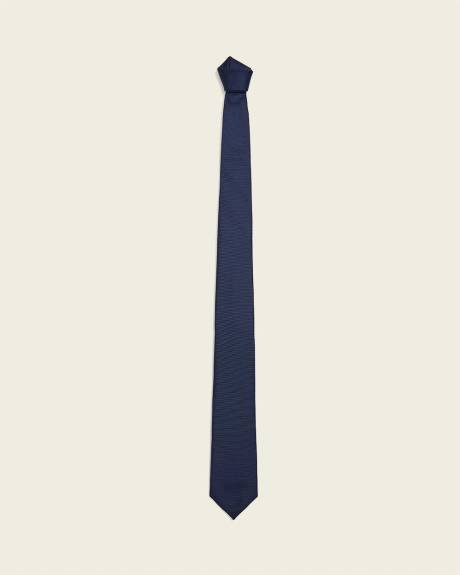 Regular Solid Navy Tie