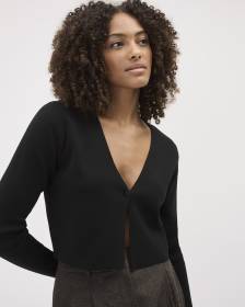 Long-Sleeve V-Neck Bolero