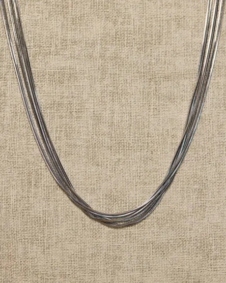 Short Multi-Chain Necklace