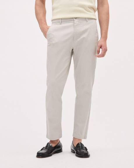 Slim-Fit Cropped Chino Pant