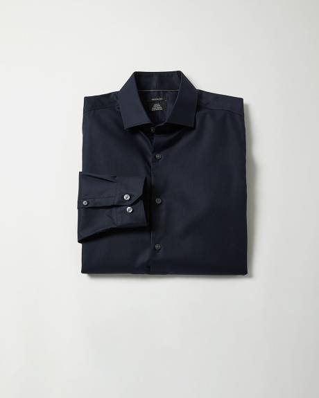 Solid Easy-care Twill Dress Shirt