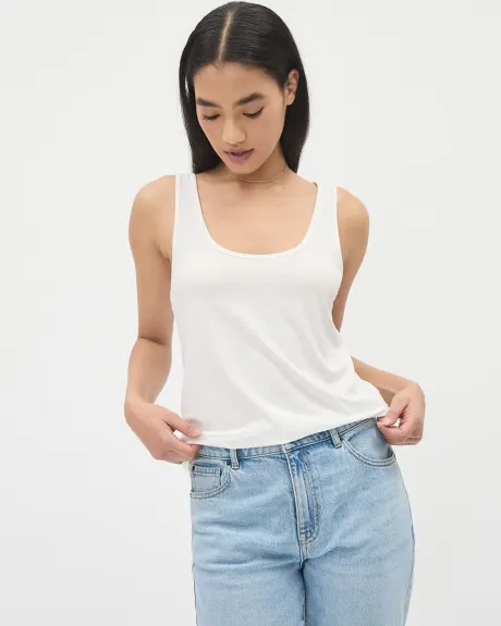 Solid Relaxed-Fit Tank Top