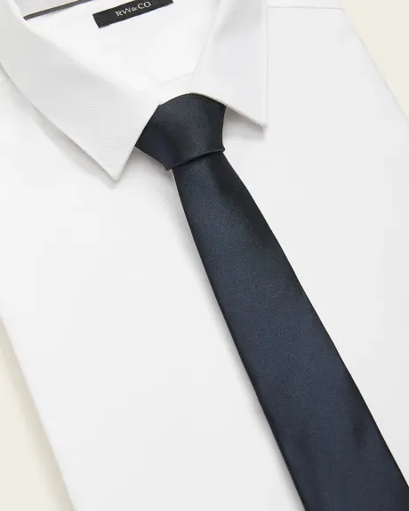 Skinny Dark Solid Tie