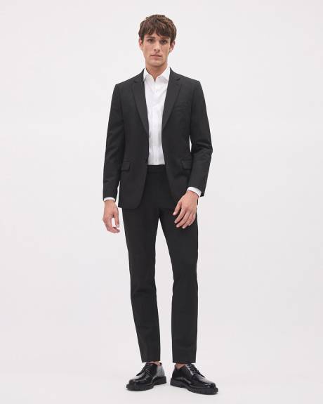 Black Slim Fit E-Tech Blazer