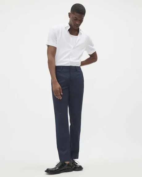 Solid Slim-Fit City Pant