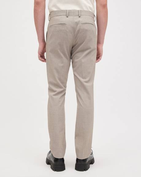 Pantalon de Complet Taupe à Coupe Étroite