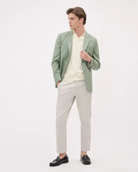 Pantalon Chino Court à Coupe Étroite