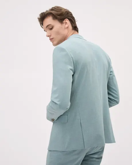 Slim-Fit Aqua Suit Blazer