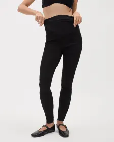 Black Natalie Jegging - Thyme Maternity