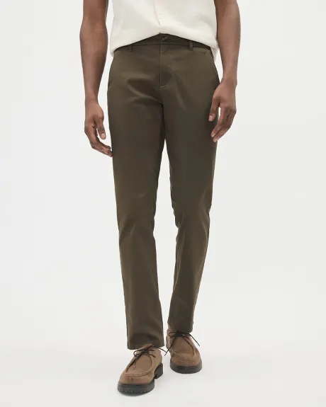 Pantalon Chino Ultra-Extensible à Coupe Étroite