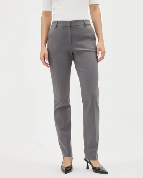 Limitless Mid-Rise Long Slim-Leg Signature Pant