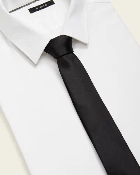 Skinny Dark Solid Tie