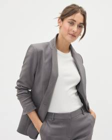 Limitless One-Button Fitted Blazer