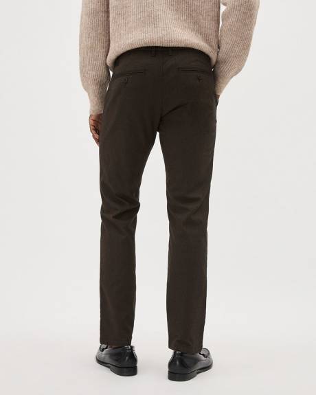 Slim-Fit Brushed-Twill Pant