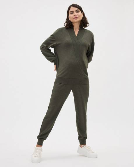 The Easy Nursing Sweater - Thyme Maternity