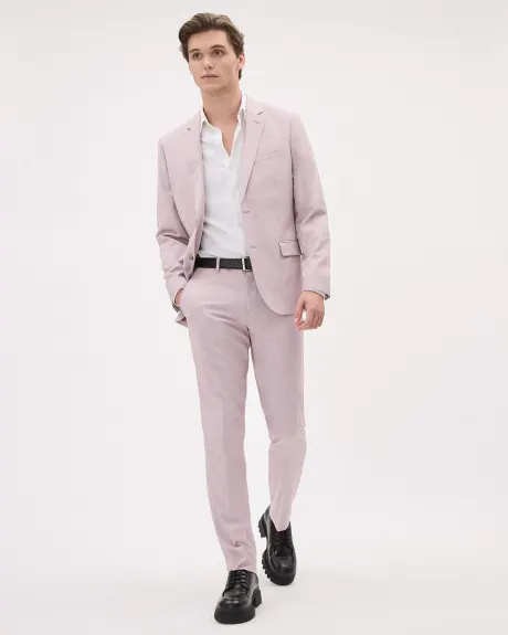 Slim-Fit Lilac Suit Blazer