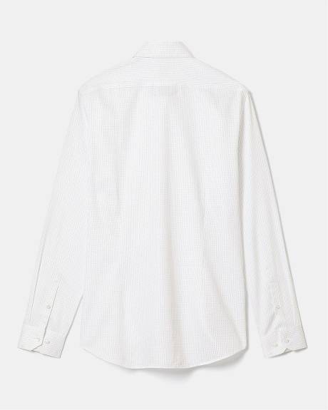 Chemise Habillée à Coupe Étroite à Motif Géométrique