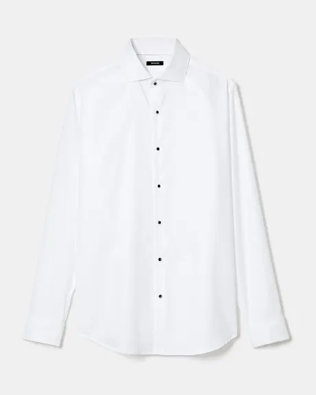 White Tuxedo Dress Shirt