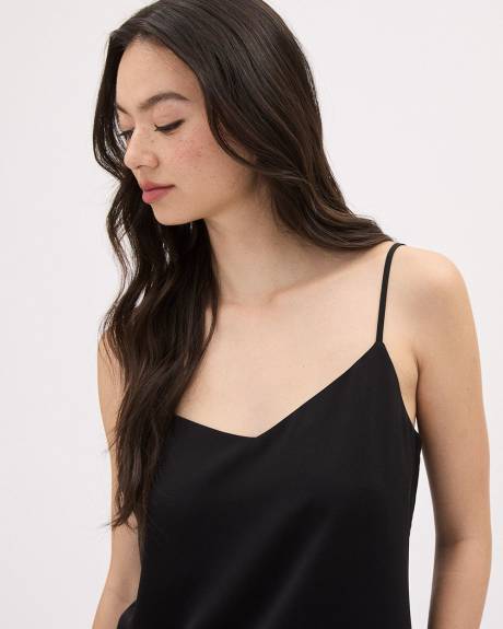 Blouse Courte Sans Manches à Col V