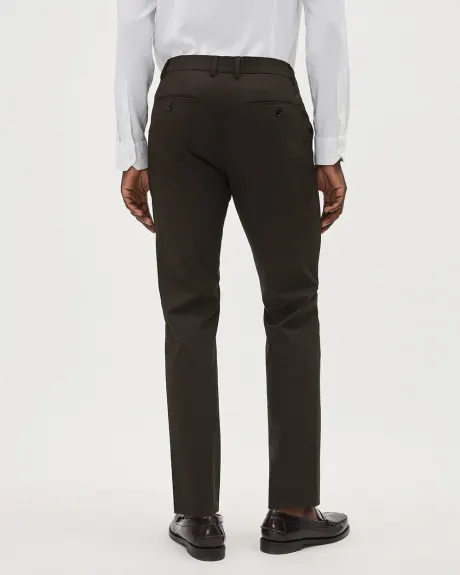 Solid Slim-Fit City Pant