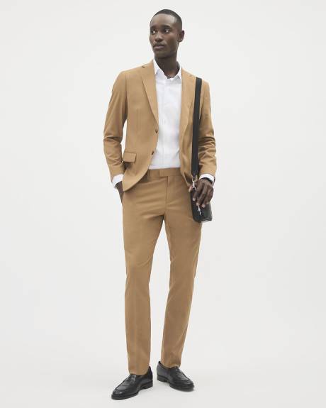 Slim-Fit Dark Honey Suit Pant