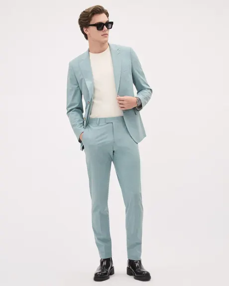 Slim-Fit Aqua Suit Pant