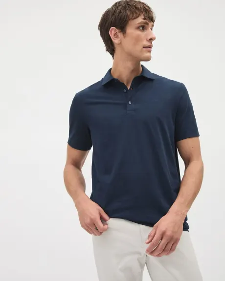 Short-Sleeve Supima (R) Cotton Jersey Polo