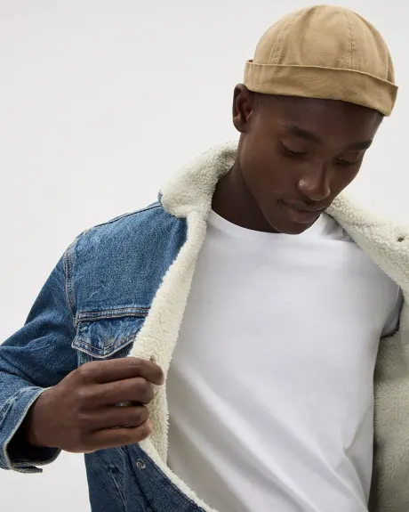 Levi's - Veste en Denim avec Doublure en Sherpa