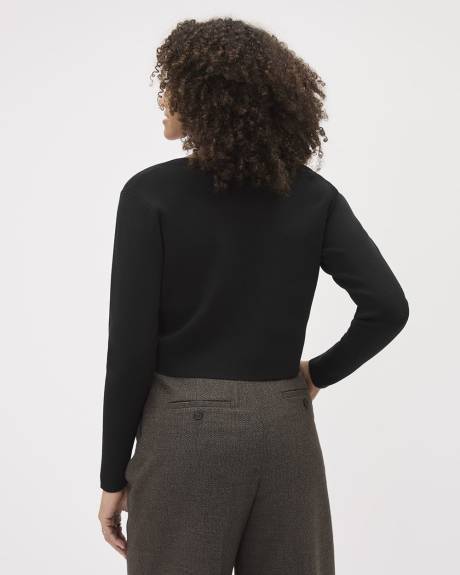 Long-Sleeve V-Neck Bolero