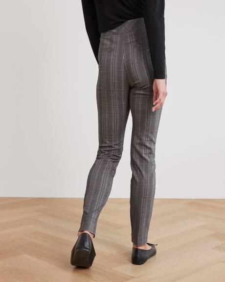 High-Rise Long Plaid City Legging Pant