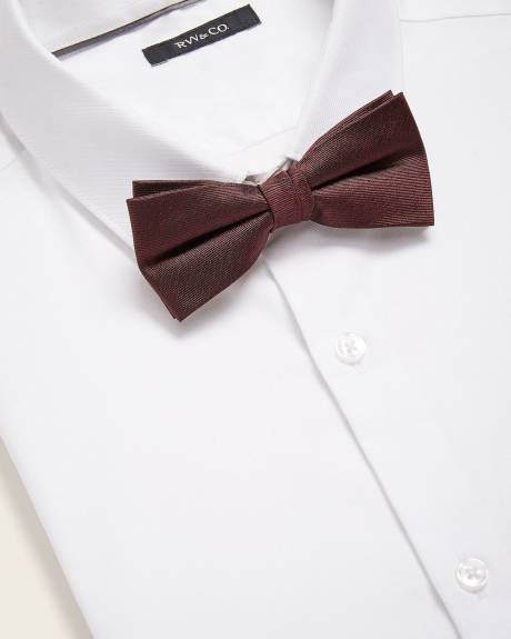 Classic Dark Red Bow Tie